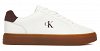 Calvin Klein Ανδρικό Δερμάτινο Sneaker YM0YM01435 05V Λευκό