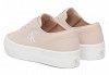 Calvin Klein Γυναικείο Υφασμάτινο Vulc Flatform Low Cv Mg YW0YW01763 ABJ Ροζ