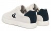 Calvin Klein Ανδρικό Δερμάτινο Sneaker HM0HM02125 0LA Εκρού