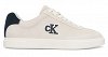 Calvin Klein Ανδρικό Δερμάτινο Sneaker HM0HM02125 0LA Εκρού
