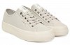Calvin Klein Γυναικείο Casual Vulc Flatf Lace Up Lth YW0YW01932 PDJ Γκρι