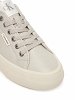 Calvin Klein Γυναικείο Casual Vulc Flatf Lace Up Lth YW0YW01932 PDJ Γκρι