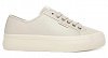 Calvin Klein Γυναικείο Casual Vulc Flatf Lace Up Lth YW0YW01932 PDJ Γκρι