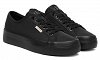 Calvin Klein Γυναικείο Casual Flatform Lace Up Moire YW0YW02012 0GJ Μαύρο