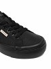 Calvin Klein Γυναικείο Casual Flatform Lace Up Moire YW0YW02012 0GJ Μαύρο
