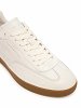 Tommy Hilfiger Ανδρικό Δερμάτινο Sneaker FM0FM05815 YBL Εκρού