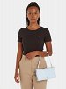 Tommy Hilfiger Γυναικεία Τσάντα TH Refined Shoulder Bag AW0AW15975 C1O Breezy Blue 