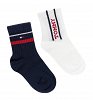 Tommy Hilfiger Σετ 2 Ζευγάρια Παιδικές Κάλτσες 701236339 002 Μπλε