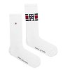 Tommy Hilfiger Σετ 2 Ζευγάρια Ψηλές Κάλτσες 701236320 001 Λευκό