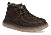 Jeep Ανδρικό Δερμάτινο Μποτάκι Kauai Wallabee Mid Suede JM52041A 030 Dark Brown