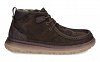 Jeep Ανδρικό Δερμάτινο Μποτάκι Kauai Wallabee Mid Suede JM52041A 030 Dark Brown