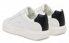 Calvin Klein Ανδρικό Δερμάτινο Sneaker YM0YM01344 01W Λευκό