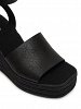Calvin Klein Εσπαντρίγιες Wedge Espad 70 Aop Lth HW0HW03138 0GJ Μαύρο