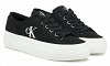 Calvin Klein Γυναικείο Υφασμάτινο Vulc Flatform Low Cv Mg YW0YW01763 0GM Μαύρο