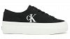 Calvin Klein Γυναικείο Υφασμάτινο Vulc Flatform Low Cv Mg YW0YW01763 0GM Μαύρο