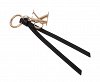 Calvin Klein Μπρελόκ Ck Tassle Bag Charm LV04F1188G Μαύρο/Χρυσό
