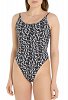 Calvin Klein Scoop One Piece Print KW0KW02086 0GL Monogram Black