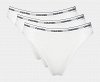 Calvin Klein Underwear Σετ 3 Στρινγκ 000QD5209E 100 Λευκό
