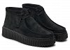 Clarks Γυναικείο Μποτάκι Torhill Moss 26179360 Black Suede