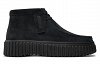Clarks Γυναικείο Μποτάκι Torhill Moss 26179360 Black Suede