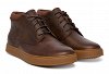 Clarks Ανδρικά Δερμάτινα Μποτάκια Lydford Mid 26327459 Καφέ