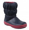 Crocs Winter Puff Boot Kids 14613-485 Navy/Red