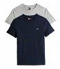 Tommy Hilfiger Σετ 2 Ανδρικά T-Shirt DM0DM20687 0XU Μπλε/Γκρι