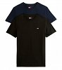 Tommy Hilfiger Σετ 2 Ανδρικά T-Shirt DM0DM20687 0XY Μαύρο/Μπλε