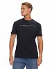 Tommy Hilfiger Ανδρικό T-Shirt Linear Logo DM0DM20744 CIG Μπλε