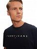 Tommy Hilfiger Ανδρικό T-Shirt Linear Logo DM0DM20744 CIG Μπλε