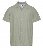 Tommy Hilfiger Ανδρικό Πουκάμισο Linen Blend Camp DM0DM20895 MR6 Πράσινο