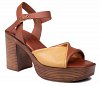 Apostolidis Shoes Leather Sandal 445 Ταμπα/Κιτρινο