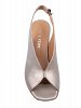 Paola Ferri Δερμάτινο Πέδιλο D5259 Pearly Silver