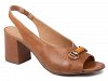 Paola Ferri Δερμάτινο Πέδιλο D3176 Toffee/Duck