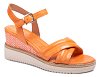 Tamaris Δερμάτινη Πλατφόρμα 1-28352-44 606 Orange