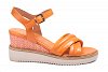 Tamaris Δερμάτινη Πλατφόρμα 1-28352-44 606 Orange