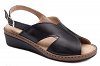 Adam's Flex Δερμάτινο Πέδιλο 591-25042 Μαύρο