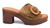 Eva Frutos Δερμάτινο Mule 5611 Λαδί