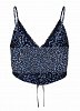 Tommy Hilfiger Tjw Ditsy Floral Lace Cami Top DW0DW15215 0G1 Blue Ditsy Floral Print