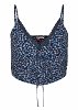 Tommy Hilfiger Tjw Ditsy Floral Lace Cami Top DW0DW15215 0G1 Blue Ditsy Floral Print
