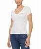 Tommy Hilfiger Tjw Slim Essential Rib V DW0DW17385 YBR White