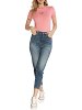 Tommy Hilfiger Tjw Slim Essntl Logo 1 Tee Ext AW0AW17839 TIC Tickled Pink