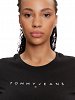 Tommy Hilfiger Γυναικείο T-Shirt DW0DW18398 BDS Μαύρο