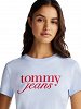 Tommy Hilfiger Γυναικείο T-Shirt DW0DW19447 C3Q Γαλάζιο