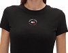 Tommy Hilfiger Γυναικείο T-Shirt Tjw Slim Essential Logo 2 Tee DW0DW20316 BDS Μαύρο