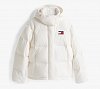Tommy Hilfiger Alaska Grid Down Jacket DW0DW21623 YBH Λευκό