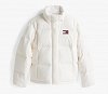 Tommy Hilfiger Alaska Grid Down Jacket DW0DW21623 YBH Λευκό