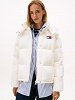Tommy Hilfiger Alaska Grid Down Jacket DW0DW21623 YBH Λευκό