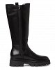 Tamaris Δερμάτινη Μπότα Flat 1-25608-43 001 Black