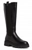 Tamaris Δερμάτινη Μπότα Flat 1-25608-43 001 Black